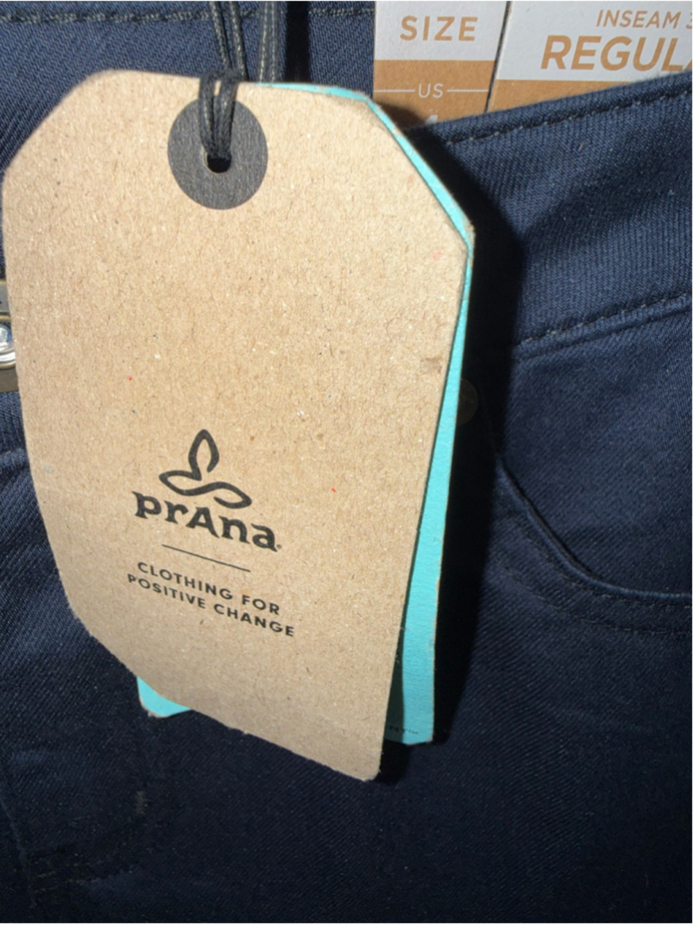Women's Prana Navy Blue High Rise Jeans size 4 Kayla High Rise Jeans 32’ Inseam - Picture 10 of 13